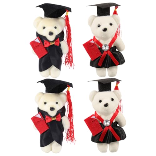 ibasenice 4 Stück Abschlusssaison Dr. Bär Bärenschmuck Für Blumenstrauß Kleine Bärenpuppe Dekorativer Graduierungs-plüschbär Blumenstraußzubehör in Bärenform Abschluss Bär Schaum ibasenice 4 Stück Abschlusssaison Dr. Bär Bärenschmuck Für Blumenstrauß Kleine Bärenpuppe Dekorativer Graduierungs-plüschbär Blumenstraußzubehör in Bärenform Abschluss Bär Schaum von ibasenice