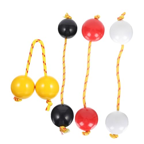 ibasenice 4 Stück Afrikanischer Rhythm Shaker Handliches Percussion Instrument mit Einzigartiger Fingerrotation Leichtes Design für Musik Rhythmus Stressabbau Geeignet für Anfänger von ibasenice