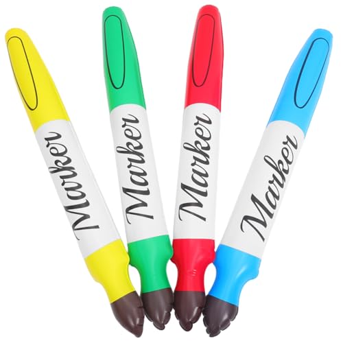 ibasenice 4 Stück Aufblasbare Riesen-marker aus PVC Bunte Riesen-buntstifte Kreative Fotorequisiten für Back-to-school-party Geburtstagsfeiern Vielseitige Dekoration für Zuhause und ibasenice 4 Stück Aufblasbare Riesen-marker aus PVC Bunte Riesen-buntstifte Kreative Fotorequisiten für Back-to-school-party Geburtstagsfeiern Vielseitige Dekoration für Zuhause und von ibasenice