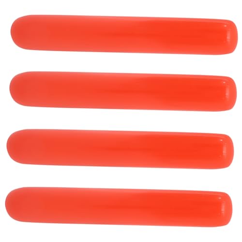 ibasenice 4 Stück Aufblasbarer Stick Für Bam Krachmacher Ballonstäbchen Klimpern Gebläse Schlag Lärmknüppel Partyzubehör Partygeschenke Gastgeschenke Für Sportveranstaltungen PVC Rot von ibasenice
