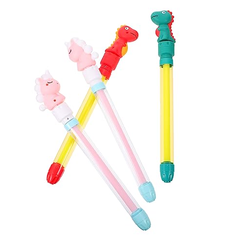 ibasenice 4 Stück Ausziehbare Wasserpistole Spielzeuge Wassersprühspielzeug Wasserspielzeug Sommer-poolspielzeug Sprühwasser Kind Plastik von ibasenice
