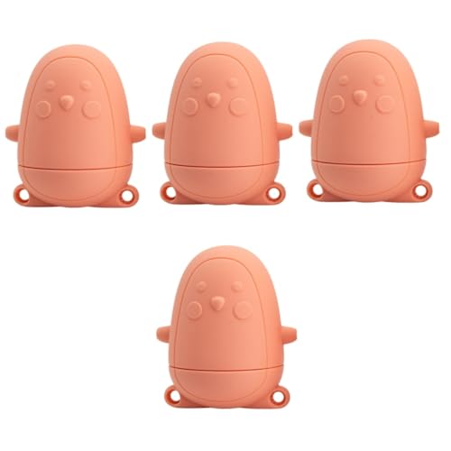 ibasenice 4 Stück Badespielzeug für Babys Pinguin Spielzeug Carrot Toy Babybadewanne Badewannen für Kleinkinder Badespielzeug für Kinder -Dusche-Versorgung EIN Bad nehmen Puppe Kieselgel von ibasenice