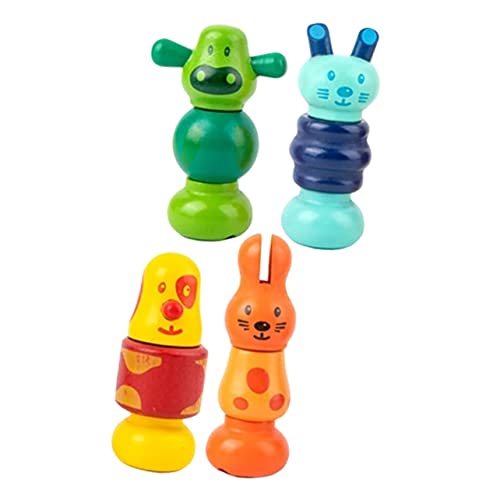 ibasenice 4 Stück Baustein Nuss Bausteine Spielzeugbrett Sensorische Behälter Für Kleinkinder Von 1–3 Jahren Pädagogisches Kinderspiel Kinderbedarf Kinderzubehör Lustiger von ibasenice