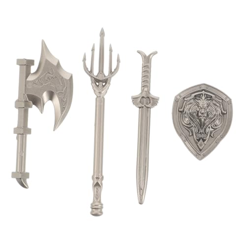ibasenice 4 Stück Baustein Zubehör Schild Und Bausteine Zubehör Schwerter Für Jungen Burg Bausteine Und Schild Schild Kunststoff Silber ibasenice 4 Stück Baustein Zubehör Schild Und Bausteine Zubehör Schwerter Für Jungen Burg Bausteine Und Schild Schild Kunststoff Silber von ibasenice