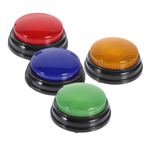 ibasenice 4 Stück Beleuchtete Sound Tasten Wiedergabe Gadgets Alarm Summer Für Buzzer Spiel Würfel Tippen Streiche Antwort Summer Requisiten Ja Nein Taste Trivia Summer Taste ibasenice 4 Stück Beleuchtete Sound Tasten Wiedergabe Gadgets Alarm Summer Für Buzzer Spiel Würfel Tippen Streiche Antwort Summer Requisiten Ja Nein Taste Trivia Summer Taste von ibasenice