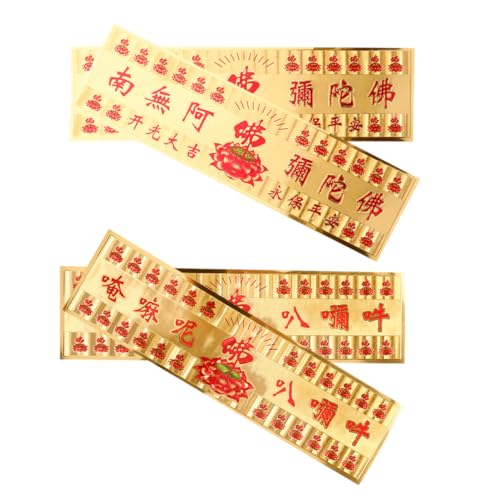 ibasenice 4 Stück Buddhistische Amulett Aufkleber Sechs Schutzzauber Glücksbringer für Erwachsene Chinesischer Stil für Taschen Notizbücher und Mehr ibasenice 4 Stück Buddhistische Amulett Aufkleber Sechs Schutzzauber Glücksbringer für Erwachsene Chinesischer Stil für Taschen Notizbücher und Mehr von ibasenice