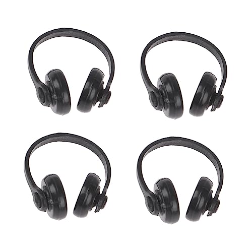ibasenice 4 Stück Doll House Mini Headset Deko für Puppenhaus Szenen Tolles Zubehör für Kreative Spielwelten für Rollenspiele und Dekoration ibasenice 4 Stück Doll House Mini Headset Deko für Puppenhaus Szenen Tolles Zubehör für Kreative Spielwelten für Rollenspiele und Dekoration von ibasenice