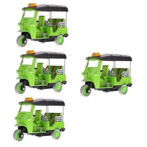 ibasenice 4 Stück Dreirad Spielzeug Spielzeug-dreiradmodell Entzückendes Autospielzeug Mini-spielzeugautos Spielzeug Für 1 Jährige Diecast Automodell Niedlich Zinklegierung Baby Thailand von ibasenice