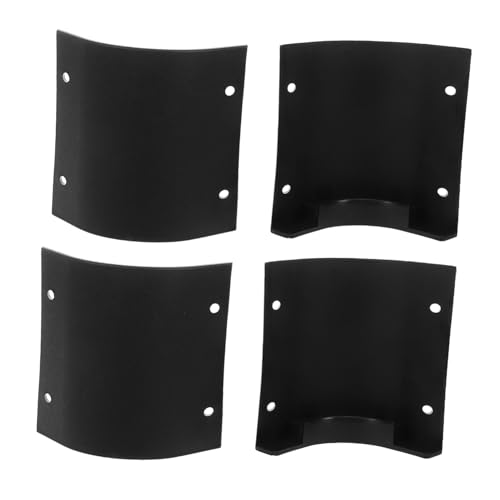 ibasenice 4 Stück Eishockeytisch -Kantenschutz Luft-Hockey Tischschutz Eishockey Tischkantenschutz Tischschutz Bumper Set Lufthockeytischzubehör Kantenschutz für Hockey-Tische Plastik Black von ibasenice