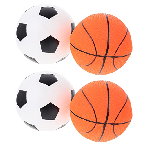ibasenice Basketball-Spielzeug Für Jungen Und Mädchen 4-teilig Aufblasbarer Basketball Für Jungen Und Mädchen Baby-fußball-Simulation Für Das Sportliche Interesse Von Kindern von ibasenice