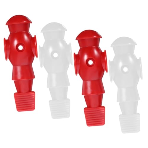ibasenice 4 Stück Fußball-maschinenpuppe Fußballfiguren Kickerfigur Mini-fußballer-Statue Kickerspieler-Statue Puppen Für Tischfußballspieler Tischfußballzubehör Harz von ibasenice