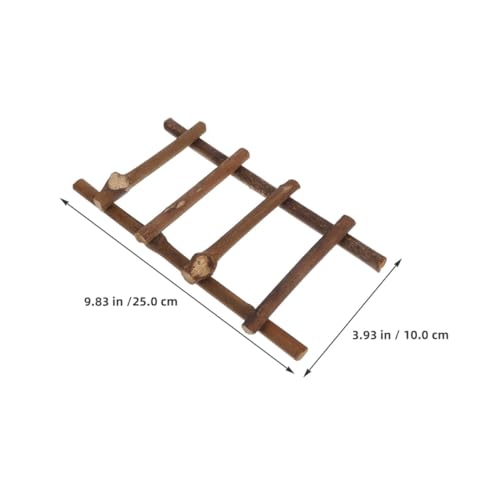 ibasenice 4 Stück Haus Requisiten DIY Puppe Kleine &Amp; Möbelmodelle Zubehör Klein – Leitern Mini Landschaft Kreatives Ornament Für Garten Sanddekor Mikroleiter Rustikale Rattan von ibasenice