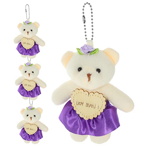 ibasenice 4 Stück Hochzeitsbär Ornamente Junge Klein Erste Plüsch Party Bären Dekorationen Ausgestopft Tragen Abschluss Bär Dekore Blumenstrauß Dekoration Bär Pp Baumwolle Violett ibasenice 4 Stück Hochzeitsbär Ornamente Junge Klein Erste Plüsch Party Bären Dekorationen Ausgestopft Tragen Abschluss Bär Dekore Blumenstrauß Dekoration Bär Pp Baumwolle Violett von ibasenice