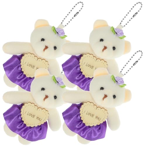 ibasenice 4 Stücke Bär Puppen Für Hochzeit Bouquet Dekorationen Entzückende Umarmung Spielzeug von ibasenice
