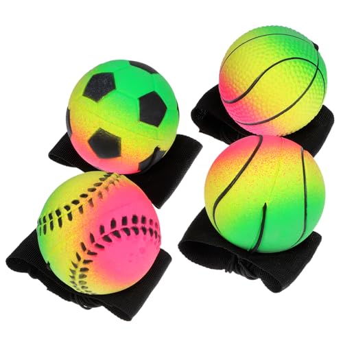 ibasenice 4 Stück Hüpfender Ball Erwachsene Matschig Quetschen Sport Handgelenkball Baseball-Handgelenk-Return-Ball Rückprallball Ballrücklauf Bälle Für Sportbälle Gummi ibasenice 4 Stück Hüpfender Ball Erwachsene Matschig Quetschen Sport Handgelenkball Baseball-Handgelenk-Return-Ball Rückprallball Ballrücklauf Bälle Für Sportbälle Gummi von ibasenice