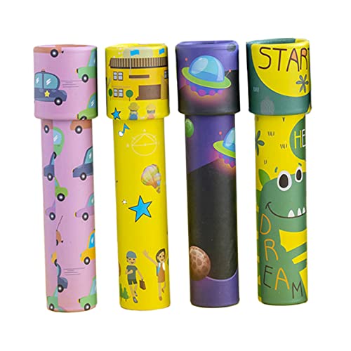 ibasenice 4 Stück Kaleidoskop- Kaleidoscope entwicklung experimente für adventsgeschenke Kid Toys Beobachtungsspielzeug Kognitionsspielzeug für Papier von ibasenice
