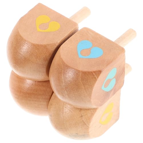 ibasenice Natürliches Gyroskop-Spielzeug Aus Holz 4 Stück Unlackierte Kreisel Für Kinder Handbemalt Pädagogisches Spielzeug Zur Entwicklung Der Motorik ibasenice Natürliches Gyroskop-Spielzeug Aus Holz 4 Stück Unlackierte Kreisel Für Kinder Handbemalt Pädagogisches Spielzeug Zur Entwicklung Der Motorik von ibasenice