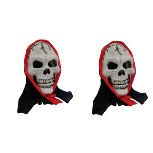 ibasenice Halloween-Masken 4 Stück Maske Geisterkopf Requisiten Karnevalsmasken von ibasenice
