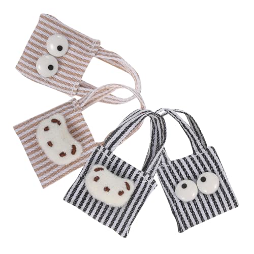 ibasenice 4 Stück Mini Ankleidetaschen Mini Bunte Tragetaschen Kleine Tragetaschen Für Mädchen Babypuppen Kleidungszubehör Puppenzubehörtasche Miniatur Geldbörse von ibasenice
