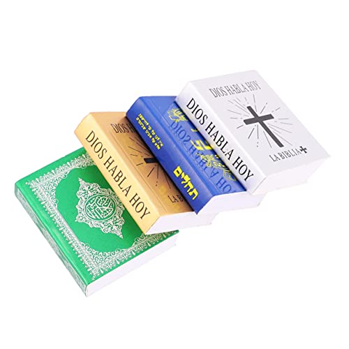 ibasenice 4er-Pack Zufällige Farbe 16 Puppenhaus Miniatur Bibel Buch Heilige Bibel Für Kinder Spielhaus ibasenice 4er-Pack Zufällige Farbe 16 Puppenhaus Miniatur Bibel Buch Heilige Bibel Für Kinder Spielhaus von ibasenice