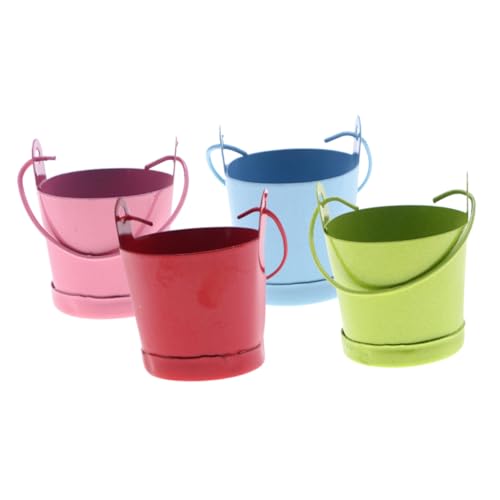 ibasenice 4 Stück Mini-Blecheimer lagercontainer blumentöpfe weihnchtsdeko blechwanne Toy Puppenhaus Figuren blumenbank wischeimer Miniatur-Gartenzubehör Mini-Hausschmuck Weißblech ibasenice 4 Stück Mini-Blecheimer lagercontainer blumentöpfe weihnchtsdeko blechwanne Toy Puppenhaus Figuren blumenbank wischeimer Miniatur-Gartenzubehör Mini-Hausschmuck Weißblech von ibasenice