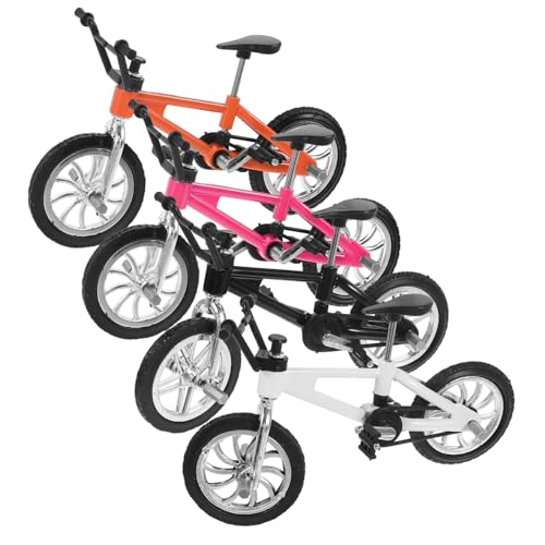 ibasenice 4stücke Miniatur Mountainbike Modelle Fingerbike Spielzeug Realistische Simulation Für Fingerbike-rennspiele Und Stilvolle Displays von ibasenice