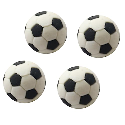 ibasenice 4 Stück Mini-Fußball Mini-Billardtisch Kapsel Schwamm Fußball schwebender Fußball hühner gieskanne kinderspielzeug Toy Puppenhaus Fußbälle Mini- -DIY-Fußbälle Gummi von ibasenice