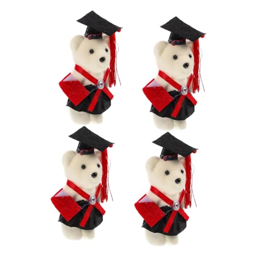 ibasenice 4 Stück Mini-Plüschbär als kuschelbären Plush Toy Ausgestopfte Bärenstrauß-Accessoires Plüschbär für Blumenstrauß Plüschbär Abschluss Bär Filzstoff ibasenice 4 Stück Mini-Plüschbär als kuschelbären Plush Toy Ausgestopfte Bärenstrauß-Accessoires Plüschbär für Blumenstrauß Plüschbär Abschluss Bär Filzstoff von ibasenice