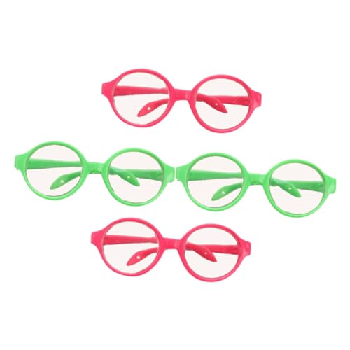 ibasenice 4 Stück Mini Puppenhaus Brille Adorable Mini Sonnenbrillen für Puppen Plastische Cosplay Zubehör für Kleine Puppen für Rollenspiele und Puppenhaus Dekoration ibasenice 4 Stück Mini Puppenhaus Brille Adorable Mini Sonnenbrillen für Puppen Plastische Cosplay Zubehör für Kleine Puppen für Rollenspiele und Puppenhaus Dekoration von ibasenice
