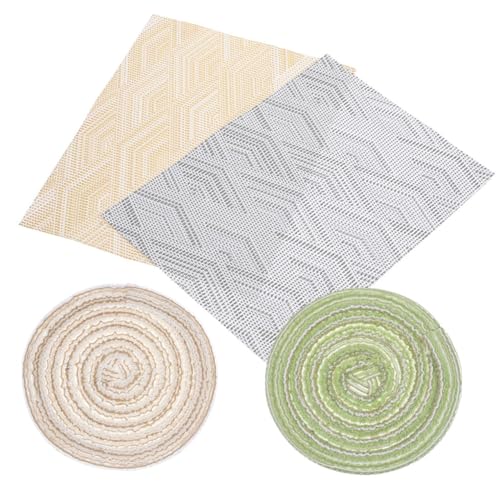 ibasenice Mini Verzierungen Set 4 Stücke Puppenhaus Boden Matte Landschaft ibasenice Mini Verzierungen Set 4 Stücke Puppenhaus Boden Matte Landschaft von ibasenice