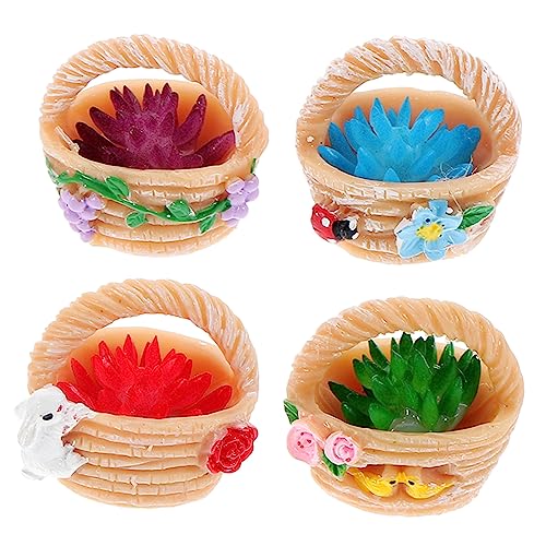 ibasenice 4stücke Teiliges Mini Blumenkorb Figuren Mikrolandschaft Ornamente Für Und Tischdekoration Stabile -Konstruktion Mit Niedlichem Design ibasenice 4stücke Teiliges Mini Blumenkorb Figuren Mikrolandschaft Ornamente Für Und Tischdekoration Stabile -Konstruktion Mit Niedlichem Design von ibasenice