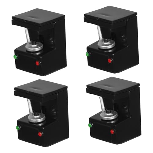 ibasenice 4 Stück Mini-kaffeemaschine, Spielzeug, Puppenhaus, Küche, DIY, Miniatur-kaffeemaschine, Modell, Realistisches Kaffee-spielset, Puppenhaus-möbel, Kaffeehaus-Modell von ibasenice