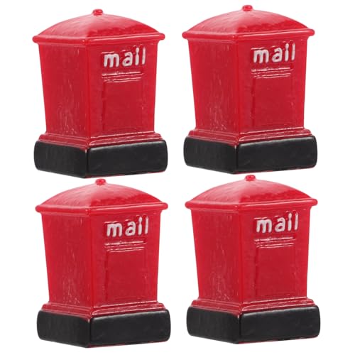 ibasenice 4stücke Miniatur Briefkasten Resin Kreative Hausdekoration Für Schreibtisch Landschaft Deko Für Miniaturgärten Puppenhäuser Rote Mini Mailbox ibasenice 4stücke Miniatur Briefkasten Resin Kreative Hausdekoration Für Schreibtisch Landschaft Deko Für Miniaturgärten Puppenhäuser Rote Mini Mailbox von ibasenice
