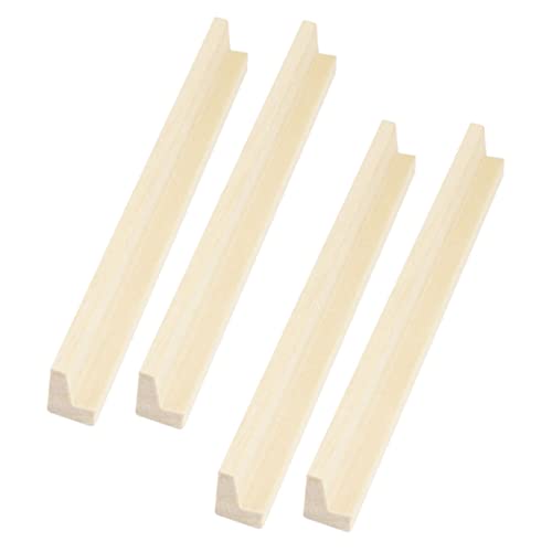 ibasenice 4er Set Domino Halterungen DIY Buchstaben Ständer Für Dominosteine 19cm Display Basis Für Spiele Und Bastelprojekte Ideal Für Kreative Spielideen von ibasenice