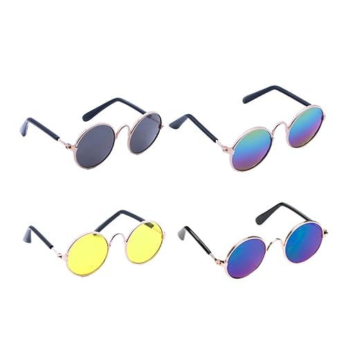 ibasenice Puppen-dekorationszubehör 4-teilige Mini-Brille Aus Kunststoff Für Haustierpuppen Einheitsgröße Leicht Zu Tragen ibasenice Puppen-dekorationszubehör 4-teilige Mini-Brille Aus Kunststoff Für Haustierpuppen Einheitsgröße Leicht Zu Tragen von ibasenice