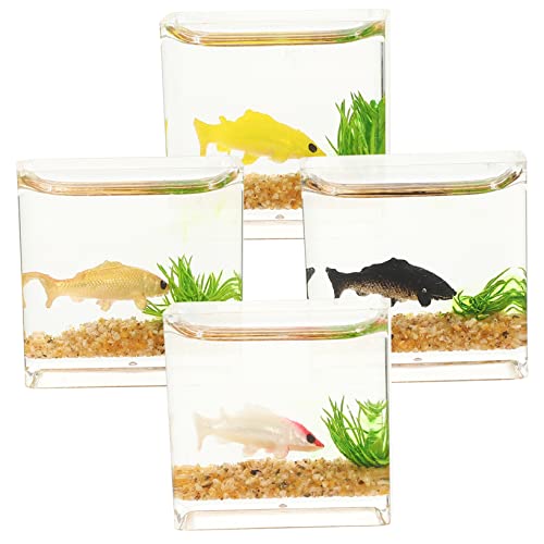 ibasenice 4 Stück Puppenhaus Bücher Küchentisch Mittelstücke Mini-hausversorgung Miniatur-Aquarium- Simulations-Aquarium-Modell Fischtankmodell Mini-Aquarium- Plastik ibasenice 4 Stück Puppenhaus Bücher Küchentisch Mittelstücke Mini-hausversorgung Miniatur-Aquarium- Simulations-Aquarium-Modell Fischtankmodell Mini-Aquarium- Plastik von ibasenice