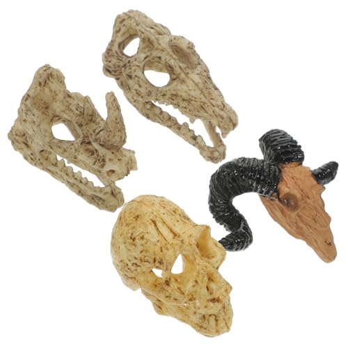 ibasenice 4 Stück Puppenhaus Tierschädel Wanddekoration Miniatur Gefälschte Babyknochen Dekoration Skelett Ornament Kleiner Totenkopffiguren Puppenhaus Winzige ibasenice 4 Stück Puppenhaus Tierschädel Wanddekoration Miniatur Gefälschte Babyknochen Dekoration Skelett Ornament Kleiner Totenkopffiguren Puppenhaus Winzige von ibasenice