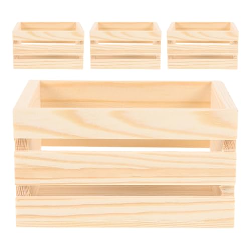 ibasenice Edle Holzsets Fürs Puppenhaus 4-teilig Zum Basteln Und Aufbewahren Von Miniaturen ibasenice Edle Holzsets Fürs Puppenhaus 4-teilig Zum Basteln Und Aufbewahren Von Miniaturen von ibasenice