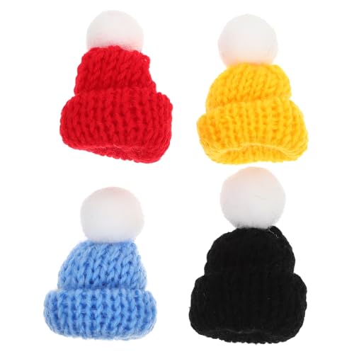 ibasenice Mini-strickmützen Im Maßstab 112 Für Puppen 4-teiliges Set Farbenfrohe Und Bezaubernde Dekorationen ibasenice Mini-strickmützen Im Maßstab 112 Für Puppen 4-teiliges Set Farbenfrohe Und Bezaubernde Dekorationen von ibasenice