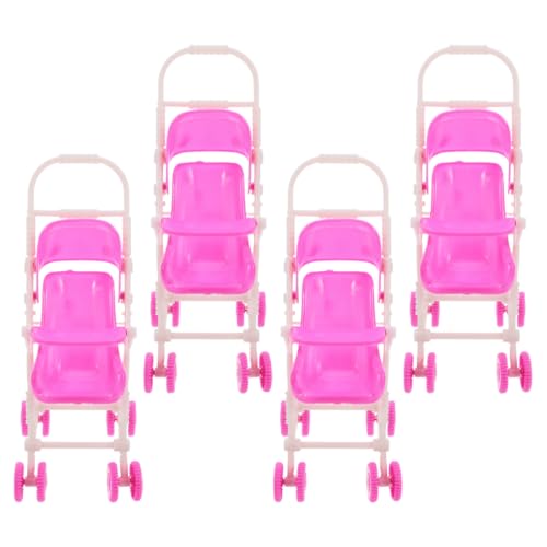 ibasenice 4-teiliges Puppen-Kinderwagen-Set Puppenwagen Rollenspiel-Kinderwagen für Kleinkinder Kunststoff Jungen und Mädchen Spielzeug-Kinderwagen Reise-Kinderwagen Verdeck für Mädchen und Jungen ibasenice 4-teiliges Puppen-Kinderwagen-Set Puppenwagen Rollenspiel-Kinderwagen für Kleinkinder Kunststoff Jungen und Mädchen Spielzeug-Kinderwagen Reise-Kinderwagen Verdeck für Mädchen und Jungen von ibasenice