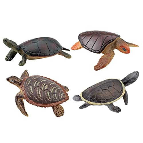 ibasenice 4 Stück Schildkrötenmodell Tierspielzeugfiguren -Schildkröten-Figur schildkröte schildkröten Schildkröte Desktop-Dekoration Bildungsspielzeug ibasenice 4 Stück Schildkrötenmodell Tierspielzeugfiguren -Schildkröten-Figur schildkröte schildkröten Schildkröte Desktop-Dekoration Bildungsspielzeug von ibasenice