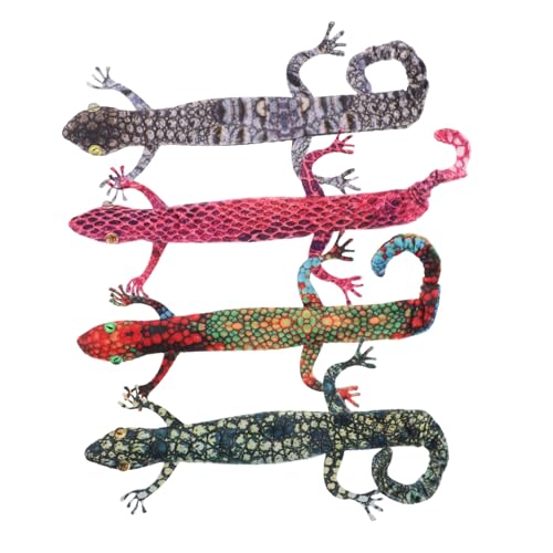ibasenice 4 Stück Schnapparmbänder mit Tiermotiv Verstellbare Lizard Slap Bracelets als Partygeschenk für Ostern Halloween und Geburtstagsfeiern ibasenice 4 Stück Schnapparmbänder mit Tiermotiv Verstellbare Lizard Slap Bracelets als Partygeschenk für Ostern Halloween und Geburtstagsfeiern von ibasenice
