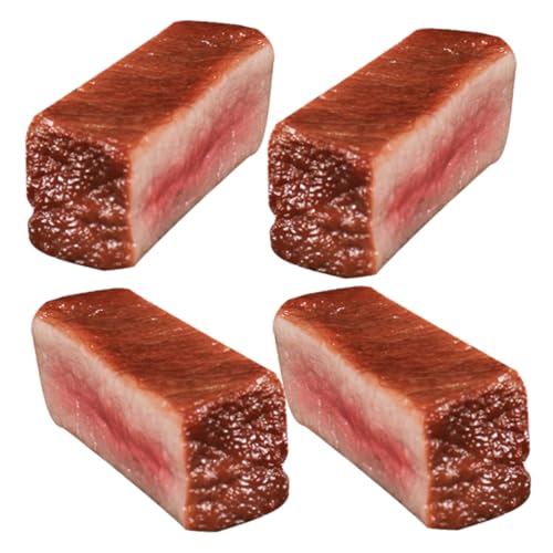ibasenice Lebensechtes Kunstfleisch 4 Stück Künstliches Steak-Spielzeug Für Familiendekorationen ibasenice Lebensechtes Kunstfleisch 4 Stück Künstliches Steak-Spielzeug Für Familiendekorationen von ibasenice
