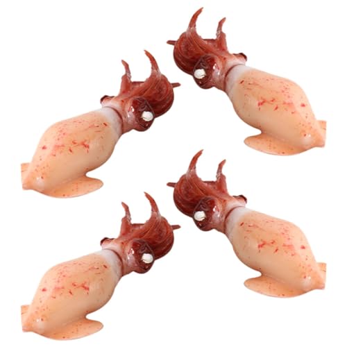 ibasenice 4 Stück Simulation Tintenfischmodelle Simulation Tierfigur Gefälschtes Meerestiermodell Kleine Tintenfischdekoration Künstliche Calamary Gefälschte Tintenfischfiguren Künstliches ibasenice 4 Stück Simulation Tintenfischmodelle Simulation Tierfigur Gefälschtes Meerestiermodell Kleine Tintenfischdekoration Künstliche Calamary Gefälschte Tintenfischfiguren Künstliches von ibasenice
