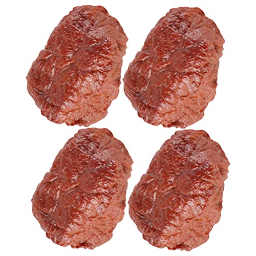 ibasenice Realistisches Fake Food Beef Modell Für Kinderküchen-spielset 4 Stück Künstliche Fleischblöcke Spielzeug ibasenice Realistisches Fake Food Beef Modell Für Kinderküchen-spielset 4 Stück Künstliche Fleischblöcke Spielzeug von ibasenice
