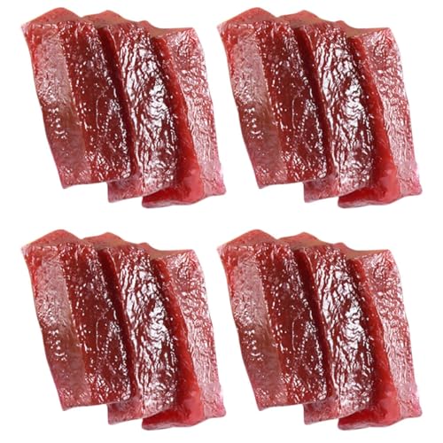 ibasenice Realistische Künstliche Fischwürfelmodelle 4 Stück Thunfischstücke Simulationsfleisch Für Die Küchendekoration Restaurant-Fake Food ibasenice Realistische Künstliche Fischwürfelmodelle 4 Stück Thunfischstücke Simulationsfleisch Für Die Küchendekoration Restaurant-Fake Food von ibasenice