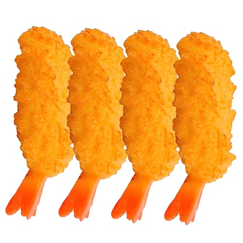 ibasenice 4 Stück Simuliertes Tempura für kinderspielzeug Children Toys Simulation Tempura simuliertes gebratenes Garnelenmodell künstliche Tempuras-Stütze Kochspielzeug PVC ibasenice 4 Stück Simuliertes Tempura für kinderspielzeug Children Toys Simulation Tempura simuliertes gebratenes Garnelenmodell künstliche Tempuras-Stütze Kochspielzeug PVC von ibasenice