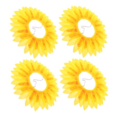 ibasenice 4 Stück Sonnenblumenkopfbedeckung Haarschmuck aus Sonnenblumen Kostümversorgung Sonnenblumen Kostüm Kopfbedeckung Sonnenblumen Kinderkostüm Sonnenblumenhut Seidentuch Gelb ibasenice 4 Stück Sonnenblumenkopfbedeckung Haarschmuck aus Sonnenblumen Kostümversorgung Sonnenblumen Kostüm Kopfbedeckung Sonnenblumen Kinderkostüm Sonnenblumenhut Seidentuch Gelb von ibasenice