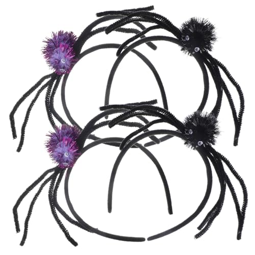 ibasenice 4stücke Halloween Spinnen Haarschmuck Spider Headbands Für Kostümparty Halloween Leichte Und Bequeme Haarreifen Mit Niedlichem Und Gruseligem Design von ibasenice