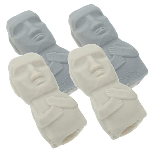 ibasenice 4 Stück Squeeze-Stein- kinderspielzeug für Handliches Decompression Toy kleine Squeeze-Spielzeuge Squeeze Dekompressionsspielzeug Plastik von ibasenice